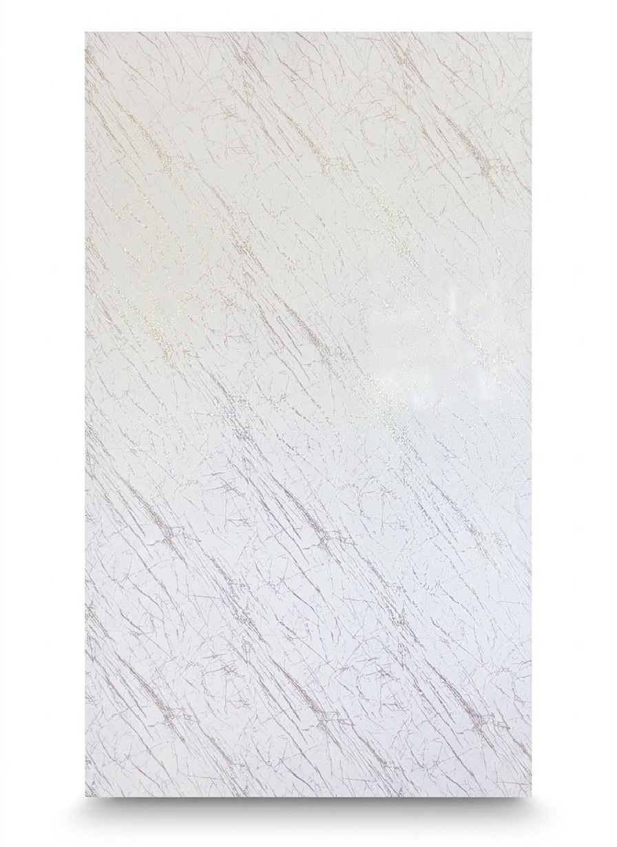 Karbónový stenový panel MEO CARBON 2,6x1,22m - BIELO -Strieborný/ AB chromatický
