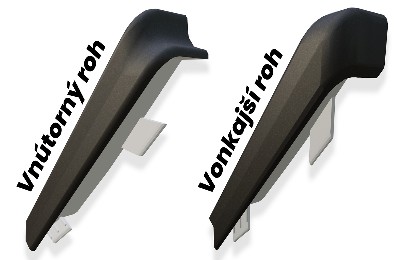 PRVKY QUADRO 60 SCHOD VNUT + VONK BRONZ - obrázok 2