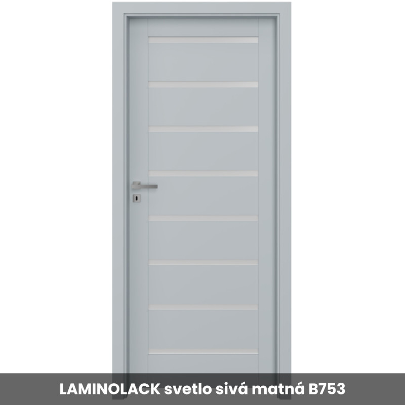 Interiérové dvere LINEA FORTE 5 + zárubňa - obrázok 2