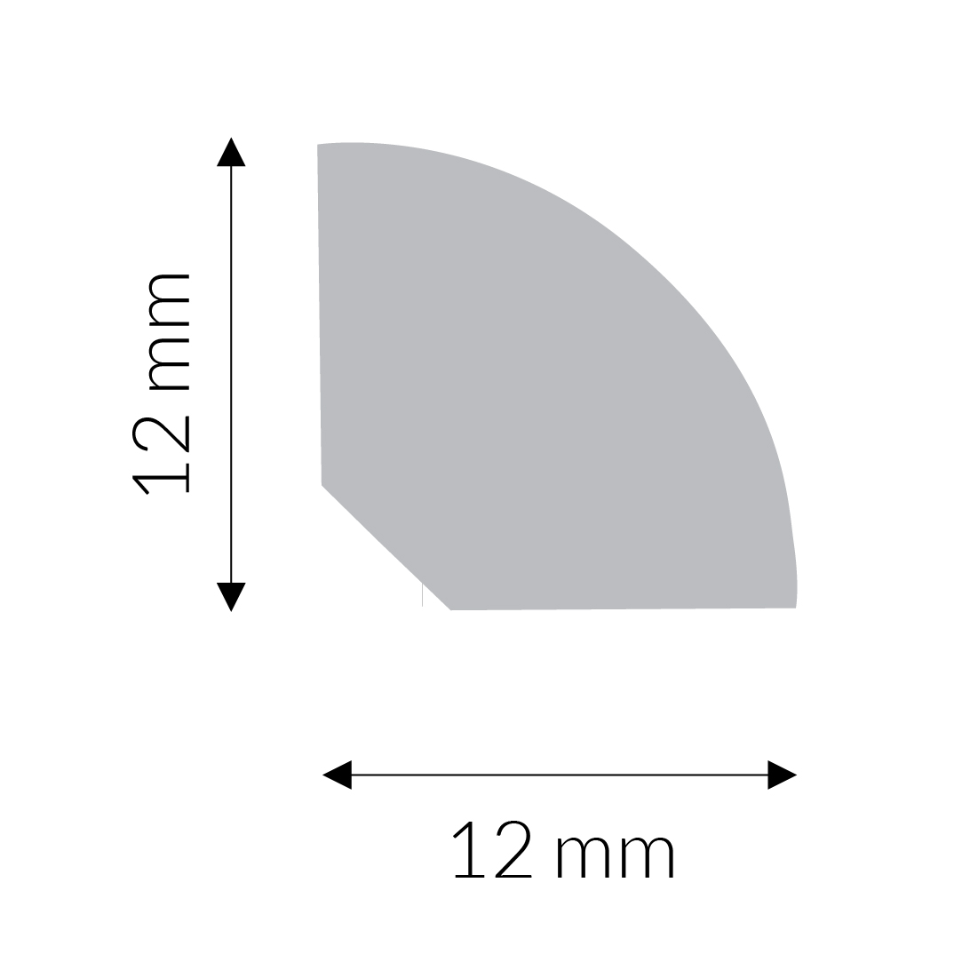 LISTA UNIVERSAL PROFILE LC čierna - obrázok 2