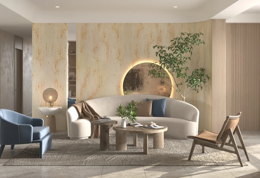 KOLIMA 1112 MEO TRAVERTINE  obklad na stenu flexibilný - obrázok 4