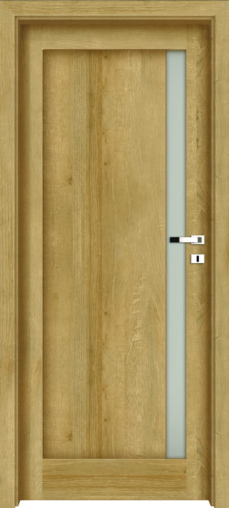 Dvere falcové Aversa 1 + zárubňa - obrázok 2