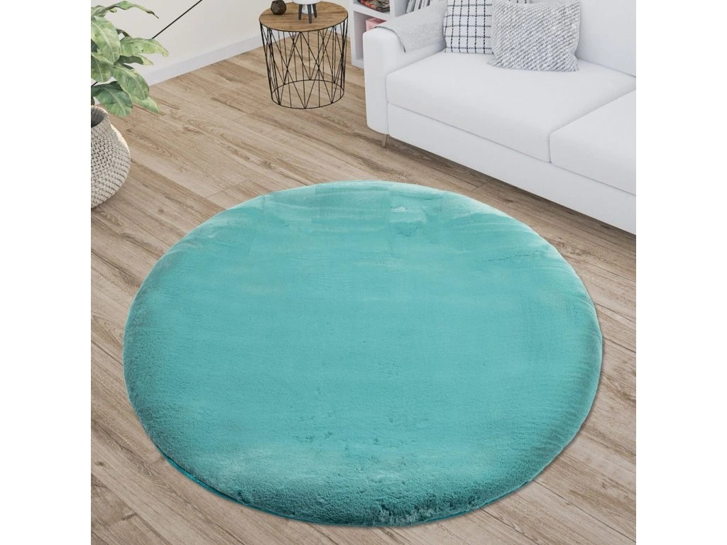 Kusový koberec PARADISE 120x120 kruhový- Petrolej - obrázok 3