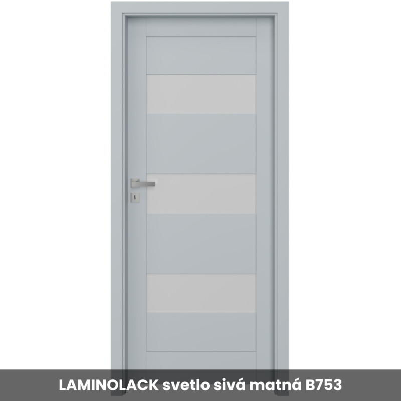 Interiérové dvere SIENA 3 + zárubňa - obrázok 2
