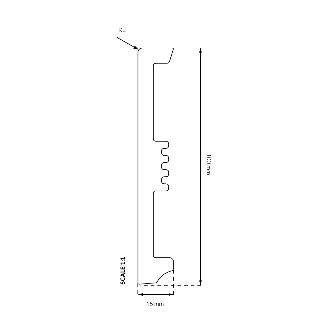 LISTA STIQ XL STX 110 biela - obrázok 3