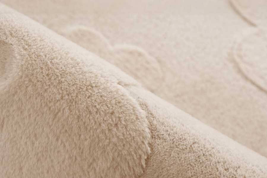 Detský koberec Bambi 302 – Beige 120 x 170 cm 3D Kvety - obrázok 3