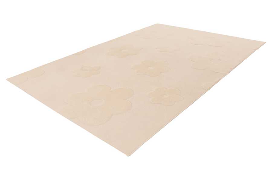 Detský koberec Bambi 302 – Beige 120 x 170 cm 3D Kvety - obrázok 2