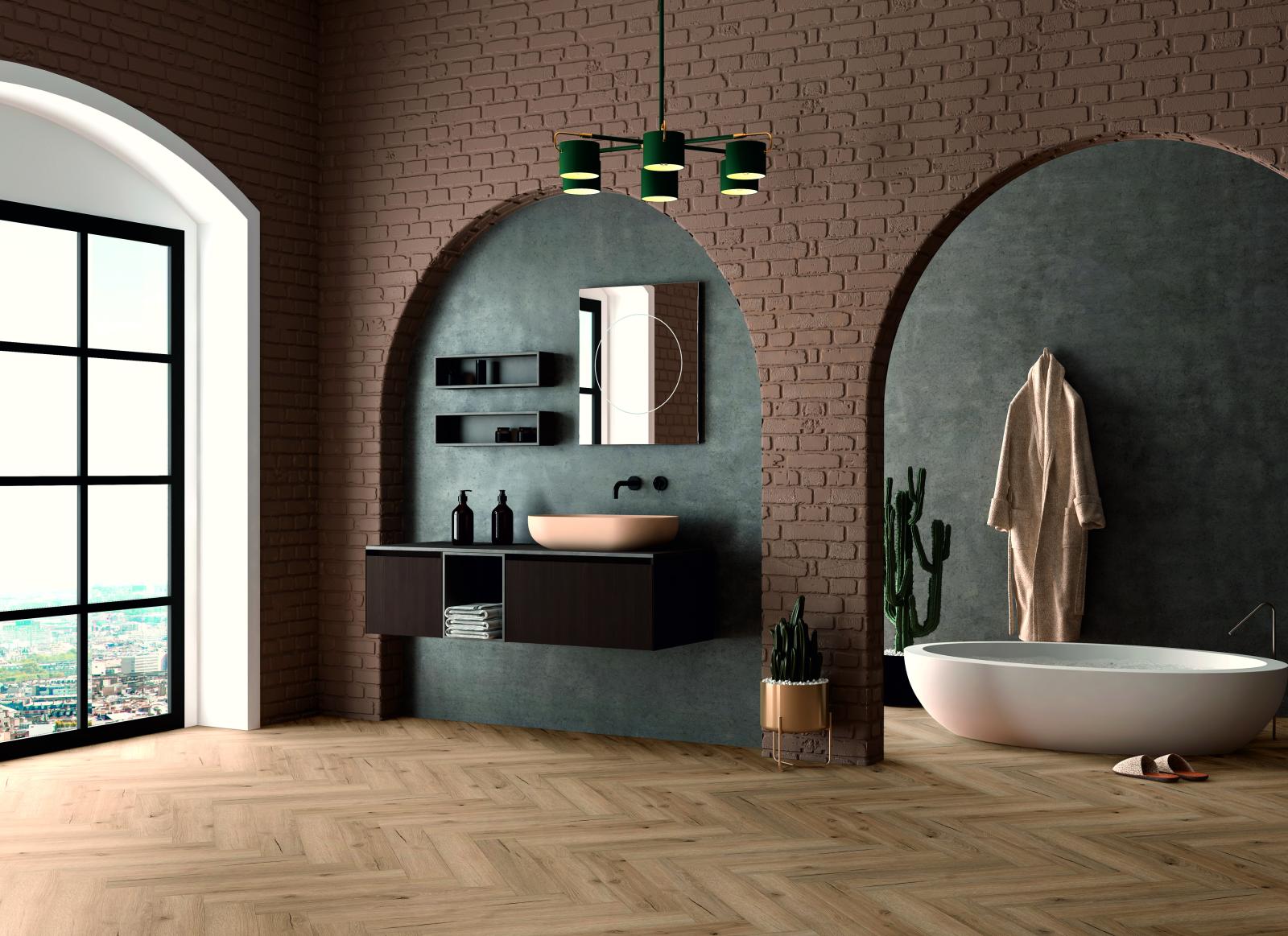 SOLID DRYBACK HERRINGBONE DUB Rustic 2020 - obrázok 3