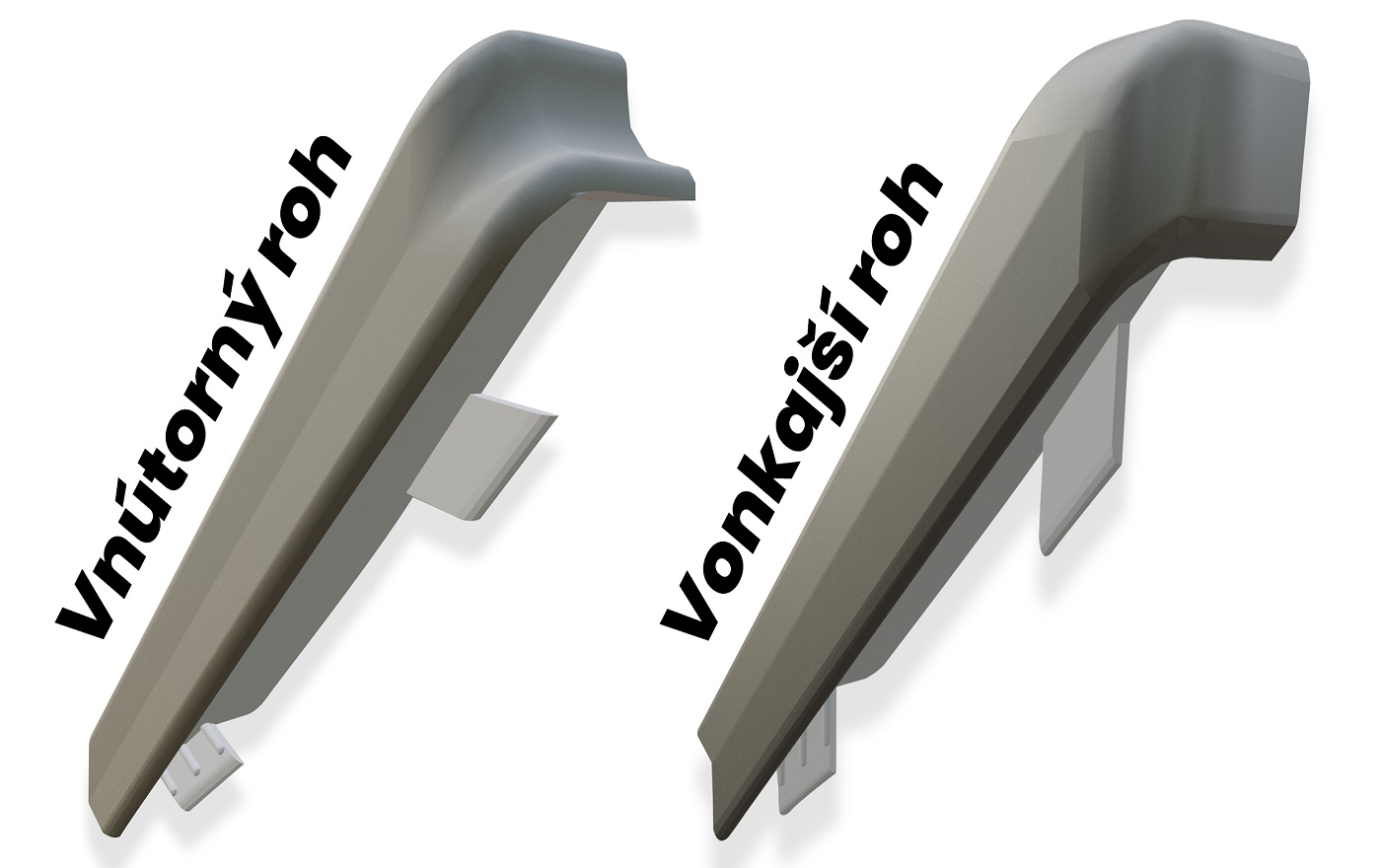 PRVKY QUADRO 60 SCHOD VNUT + VONK INOX - obrázok 2