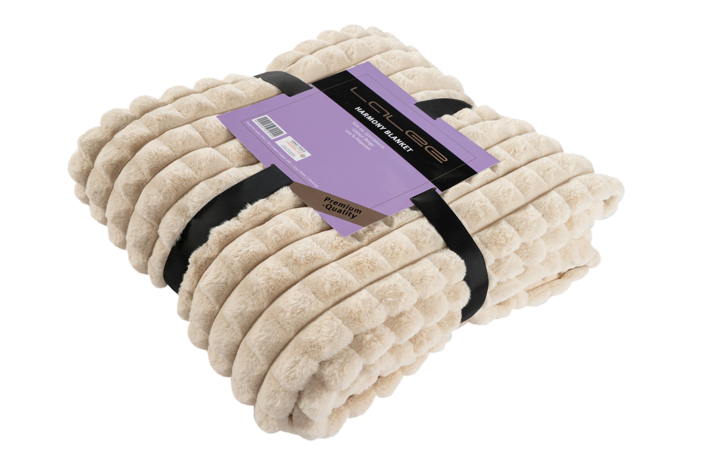 Luxusná deka HARMONY BLANKET – Lalee 150x200 beige/kremová - obrázok 2