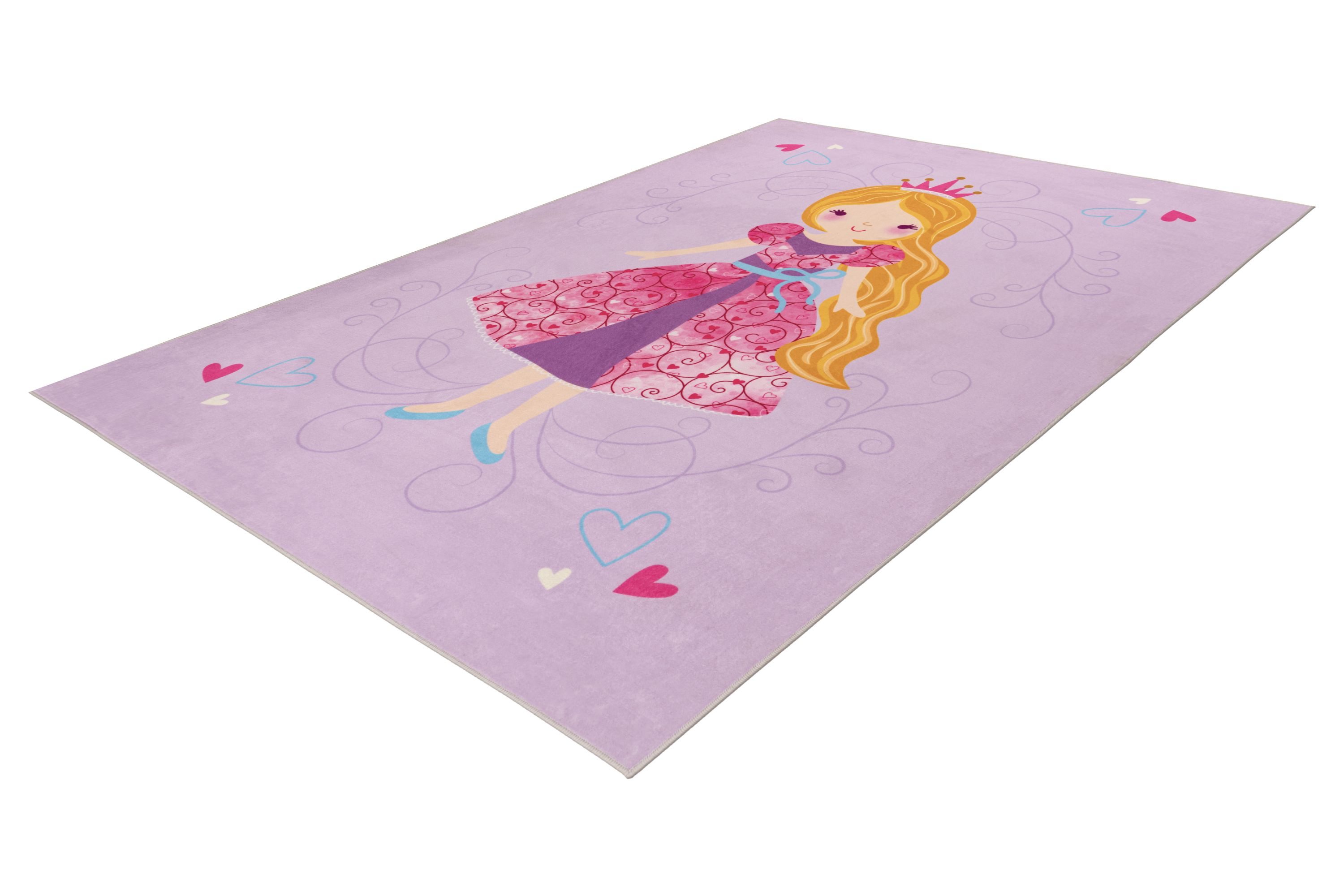 Detský kusový koberec Lalee Kids Joy201- Princezná 120x170CM - obrázok 3