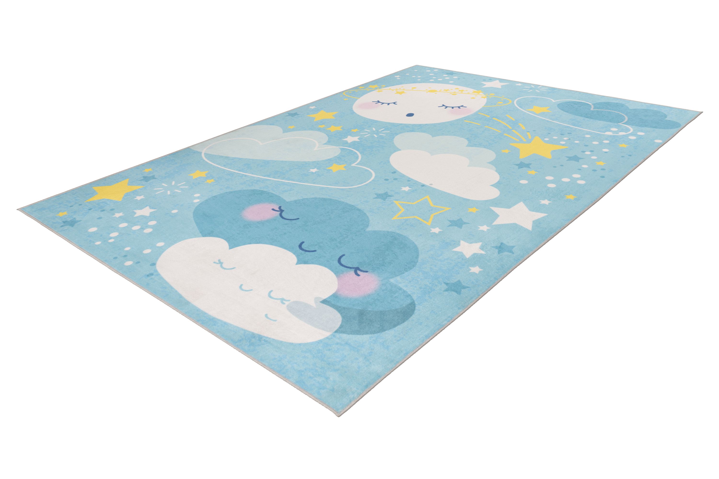 Detský kusový koberec Lalee Kids Joy204- Obloha oblaky 120x170CM - obrázok 3
