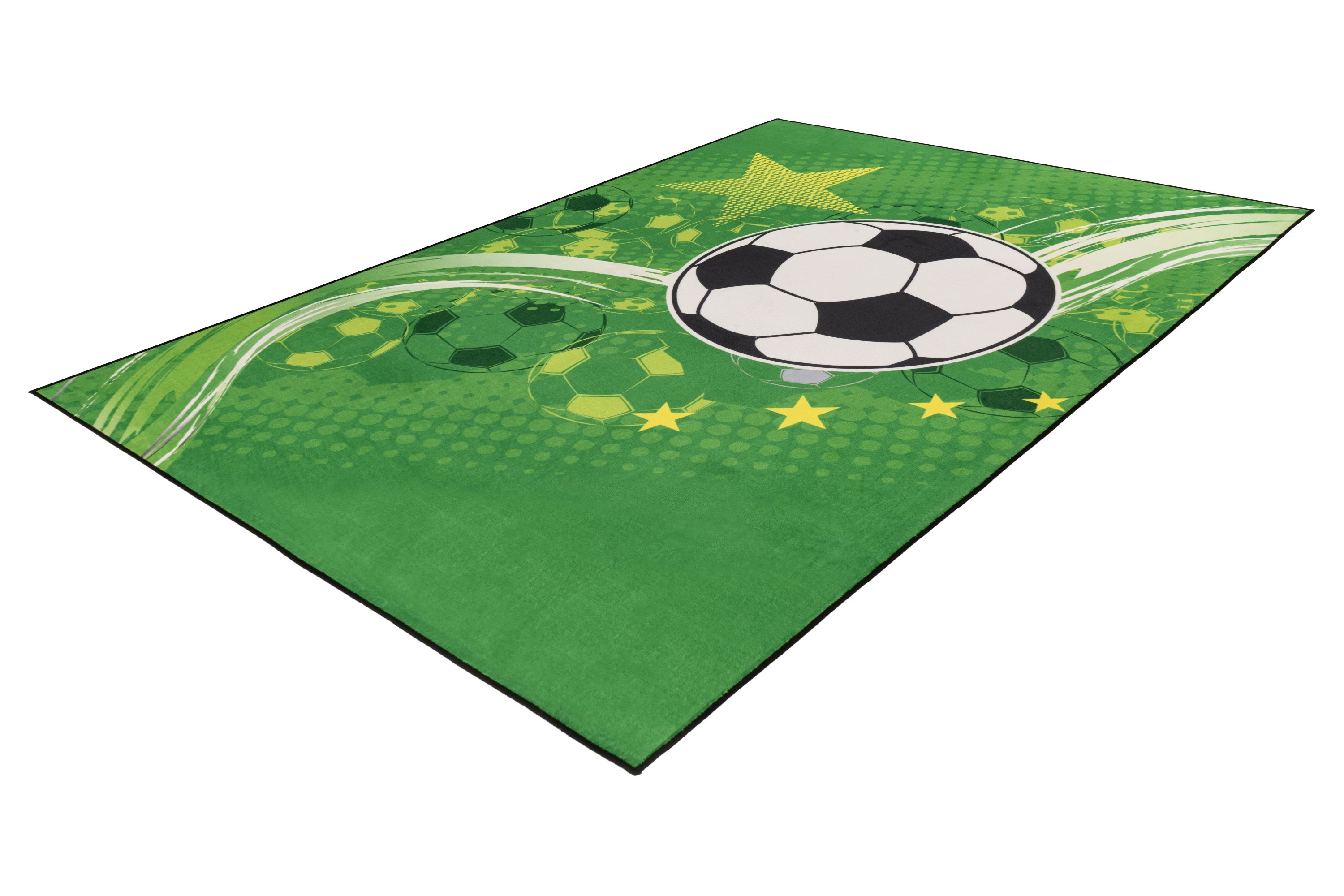 Detský kusový koberec Lalee Kids Joy206- futbal lopta 120x170CM - obrázok 2