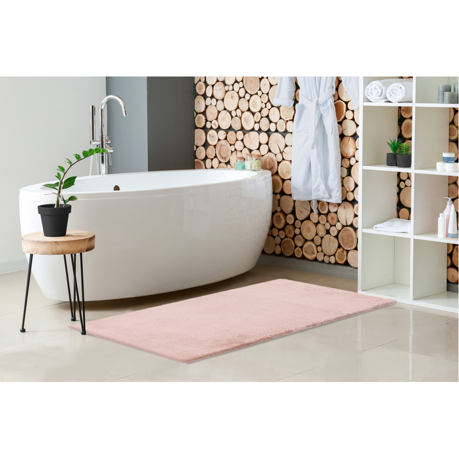 Kúpeľňová podložka HEAVEN MATS 40x60 CM púdrovo ružová - obrázok 2