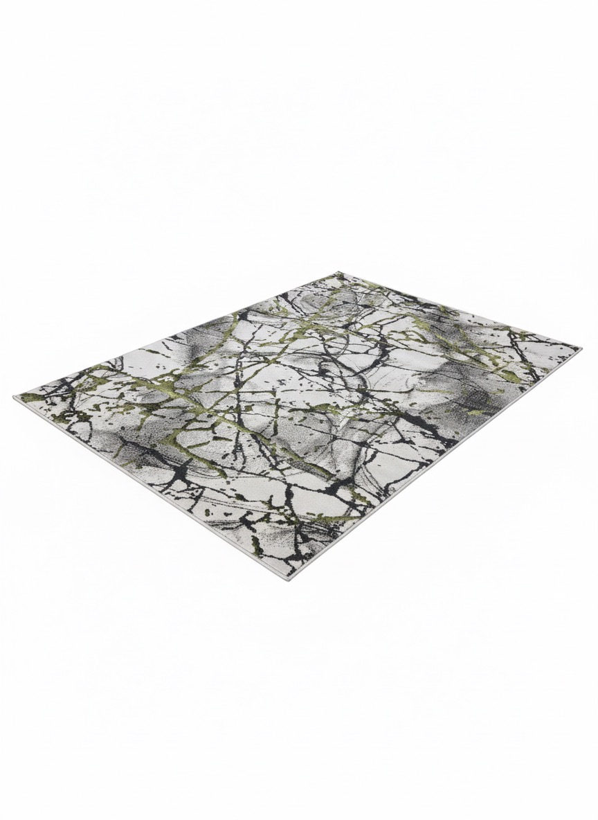 Kusový koberec Vintage E552A SIVO/ZELENÝ- GREY/GREEN  120x170CM - obrázok 3