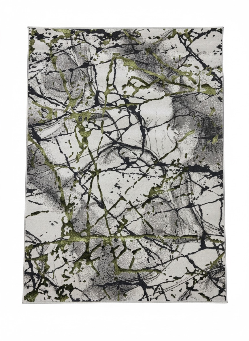 Kusový koberec Vintage E552A SIVO/ZELENÝ- GREY/GREEN 200x290cm - obrázok 2