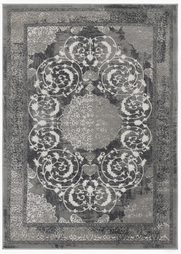 ELMAS T530A- kusový koberec 80x150cm sivý