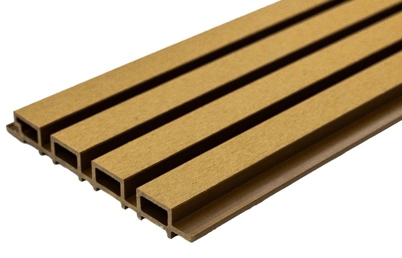 WPC fasádny obklad - Lamela, Svetlo hnedá/dub, 2900x219x26 mm - obrázok 2
