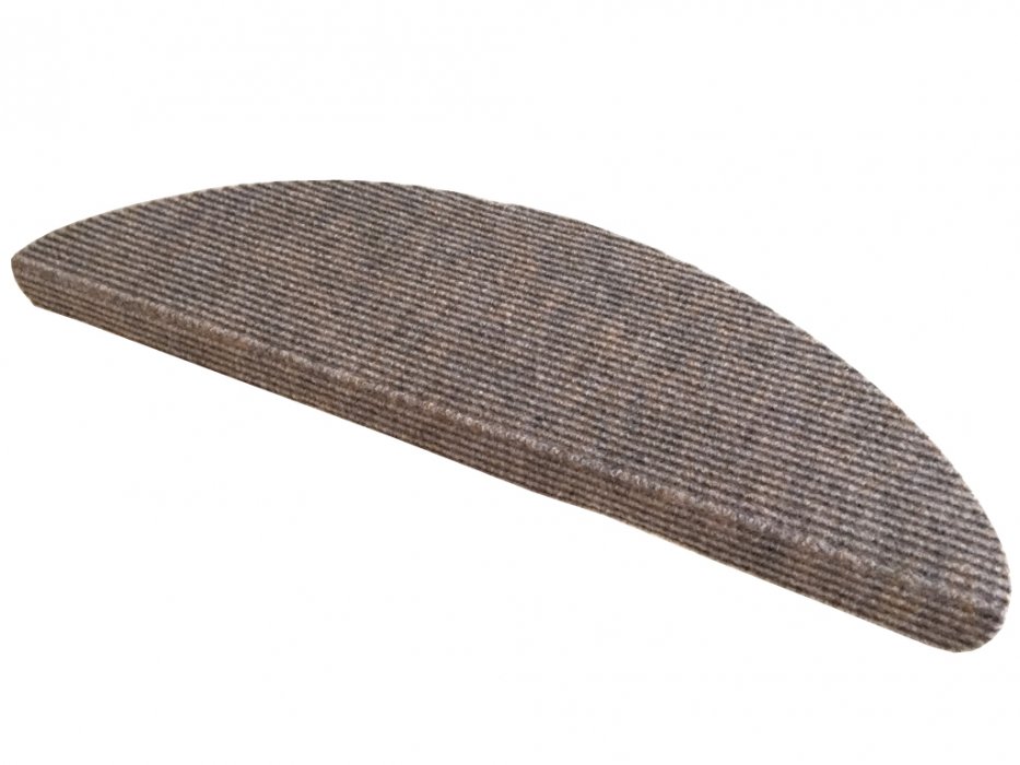 Nášľap na schody hnedý (24 x 65 cm) – Polkruh