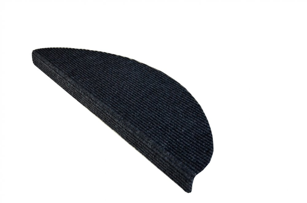 Nášľap na schody čierny (24 x 65 cm) – Polkruh