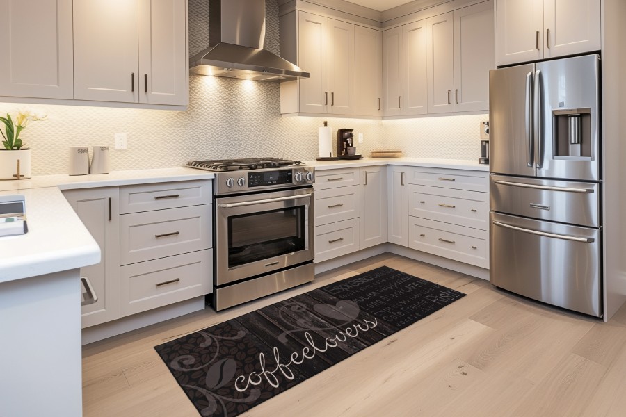 Predložka do kuchyne Luna 103 black– 60 x 180 cm coffe/ káva - obrázok 4