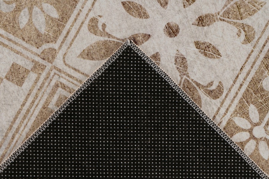 Predložka do kuchyne Luna 107 beige– 60 x 180 cm kvety dlaždice - obrázok 4