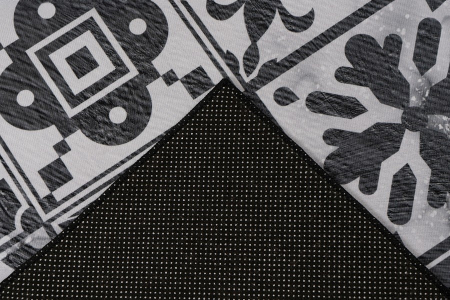 Predložka do kuchyne Luna 107 grey– 60 x 180 cm kvety dlaždice - obrázok 4