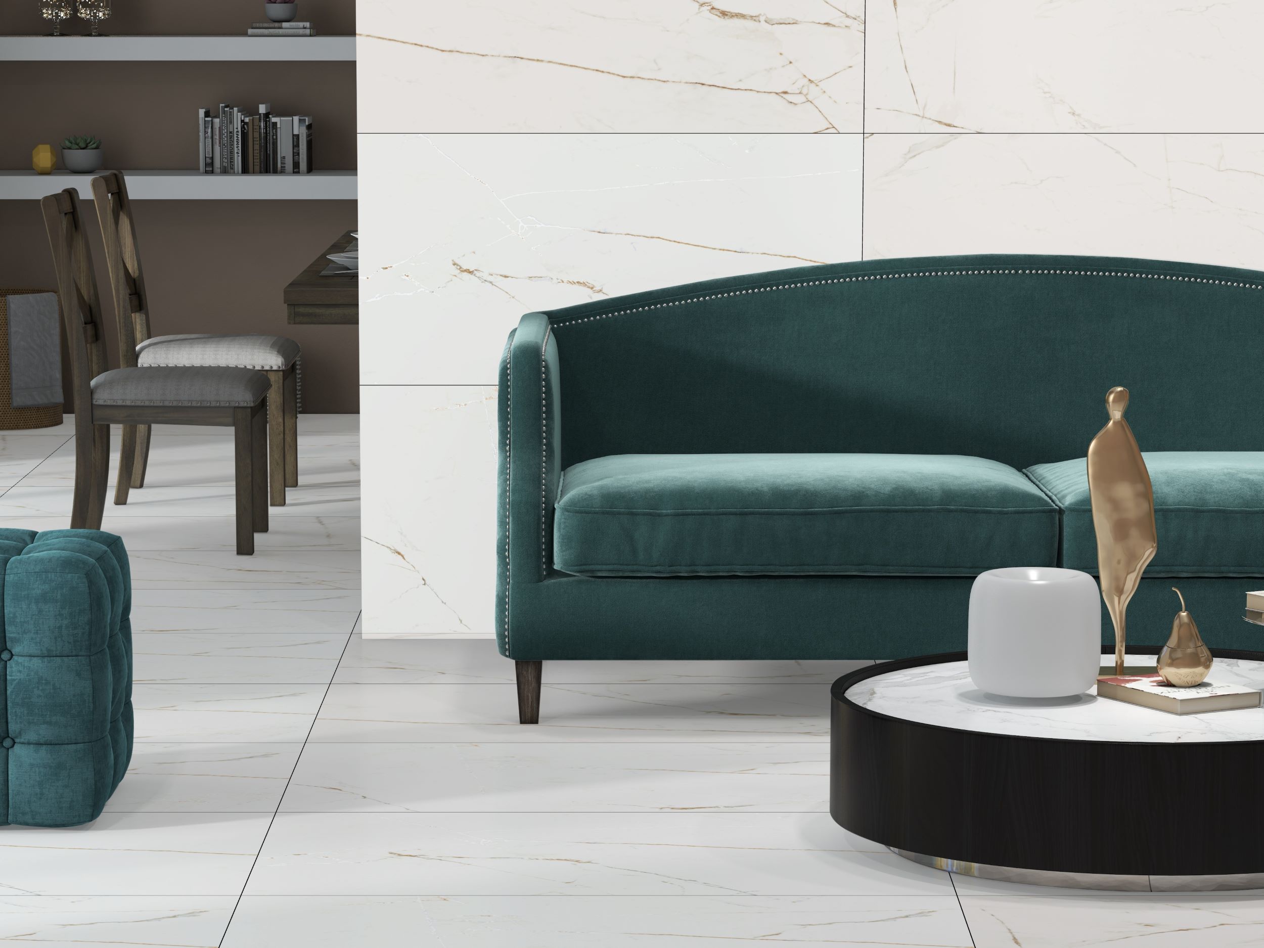 Dlažba Satuario White Gold MAT Carving 60×120 cm - obrázok 2