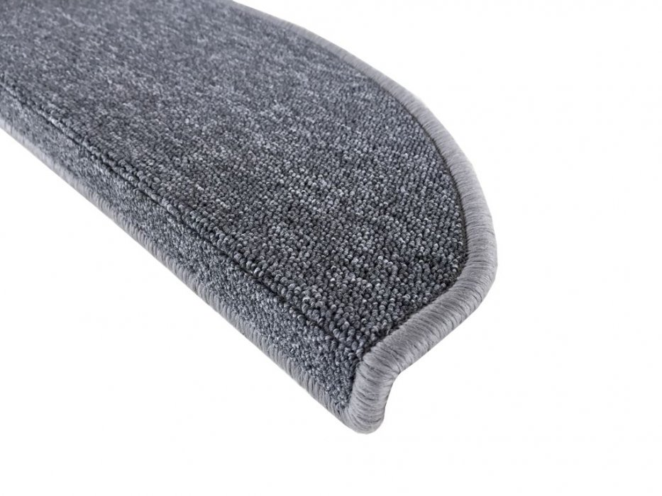 Koberec na schody Astra – Polkruh, šedý, 24 × 65 cm - obrázok 2