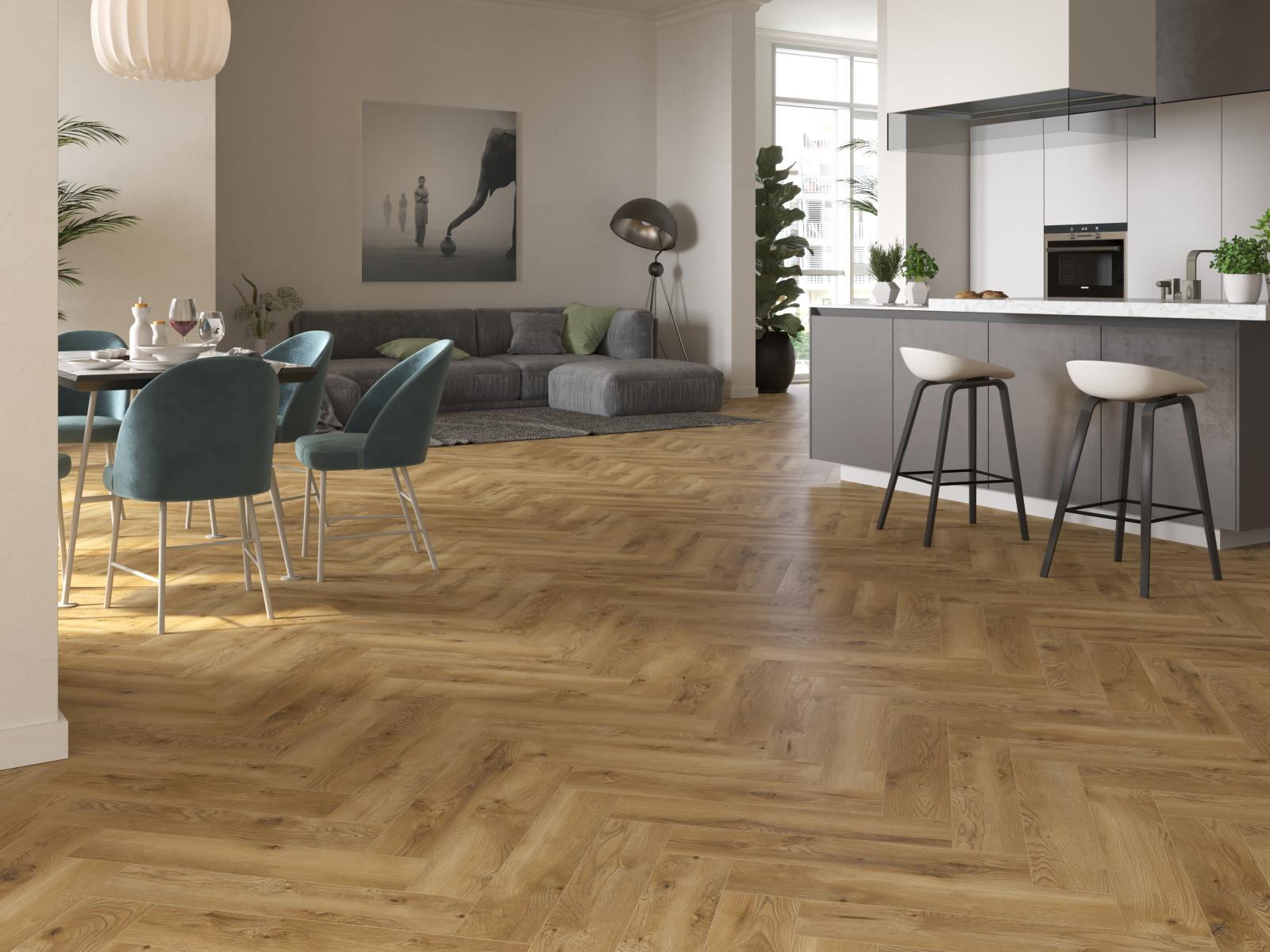 VILLE 4V HERRINGBONE 63263 Dub Almagro laminát- stromček - obrázok 2